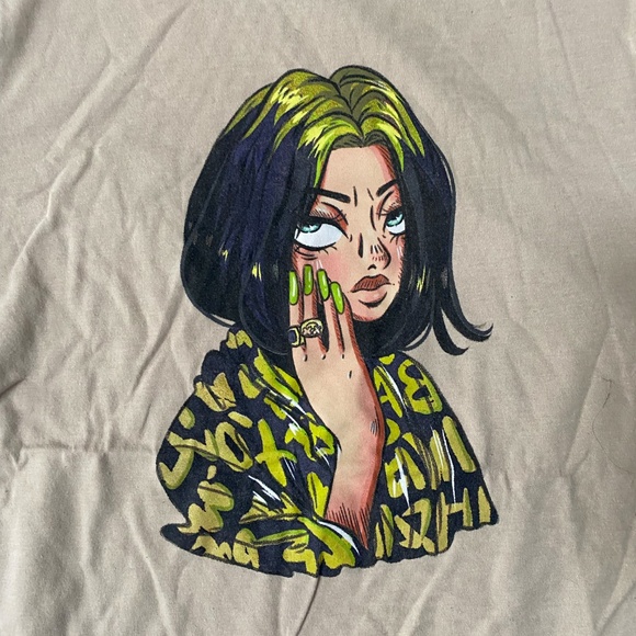 Billie Eilish T-shirt Size XL - Picture 2 of 2